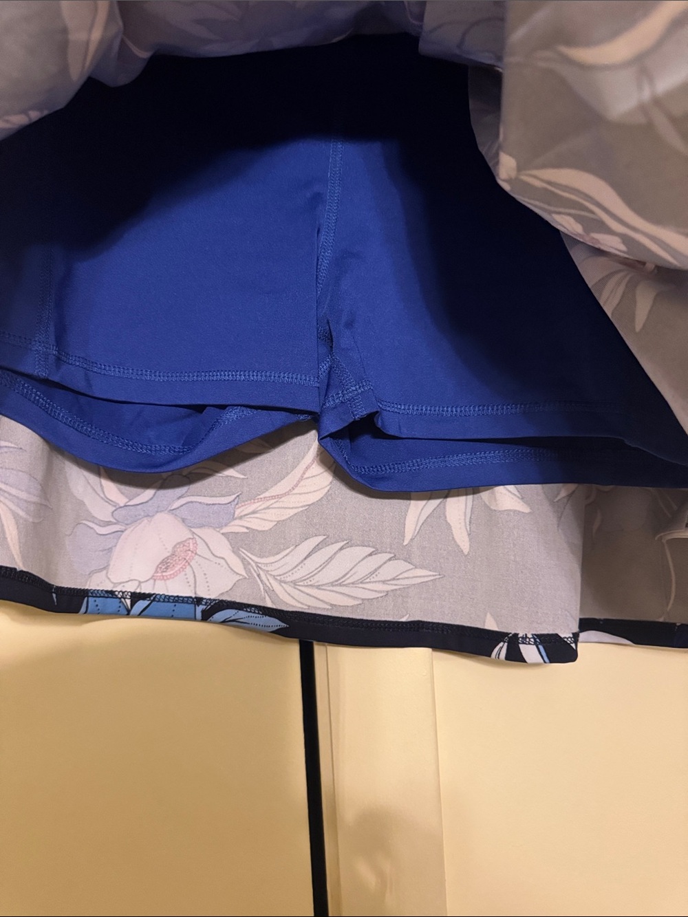 Tommy Bahama Navy & Blue Floral Skort - Picture 5 of 9